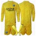 Paris Saint-Germain Keeper Tredjedraktsett Barn 2024-25 Langermet (+ Korte bukser)